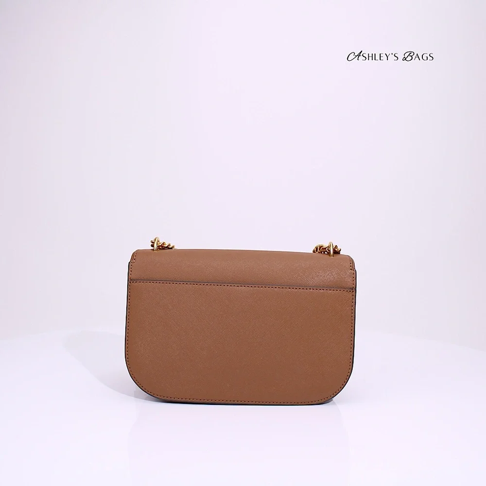 Tory Burch Emerson East West Flap Shoulder Bag Crossbody & Card Holder Moose - Picture 6 of 15